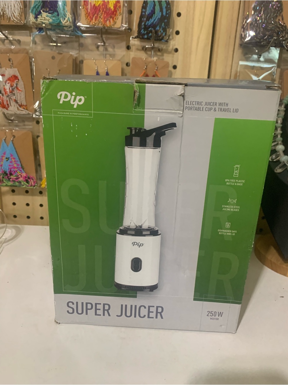 GIGI PIP Super Juicer Portable Blender - White & Black